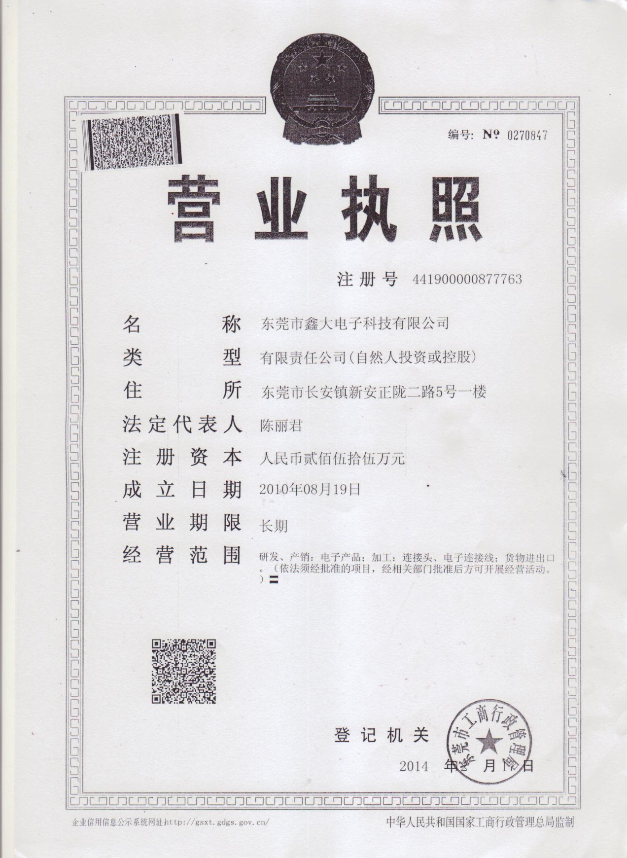 business license